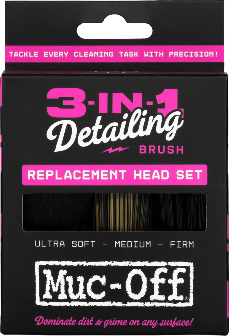 Muc-Off Muc Off 3 in 1 Detainling Brush Replacement Head Set