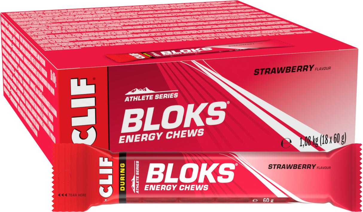 CLIF SHOT BLOKS Strawberry Energy Chews