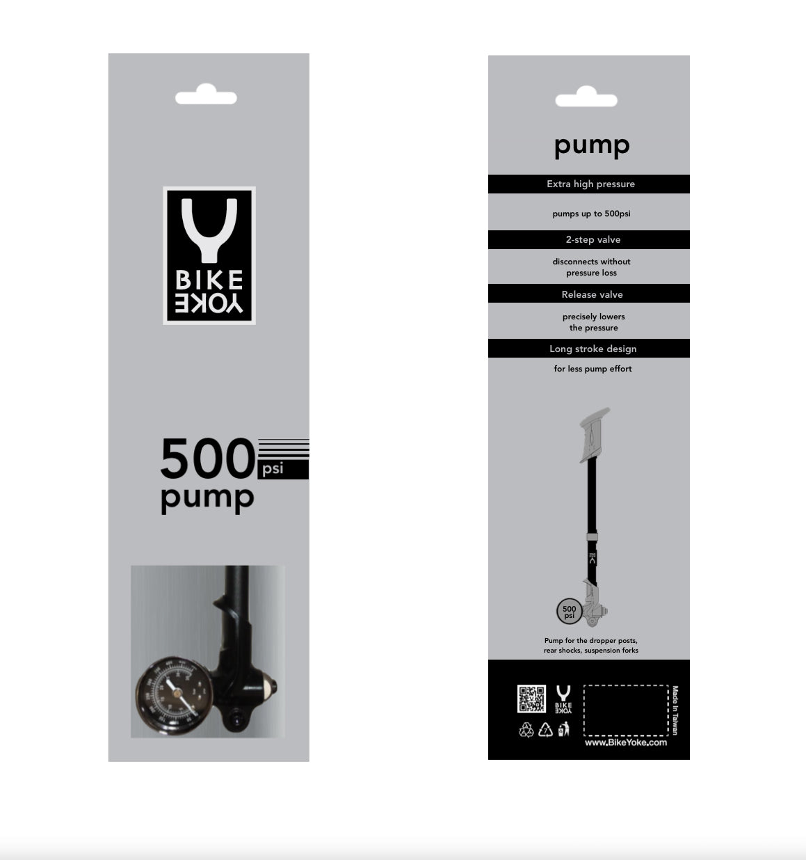 BikeYoke Shock Pump Extra High Pressure