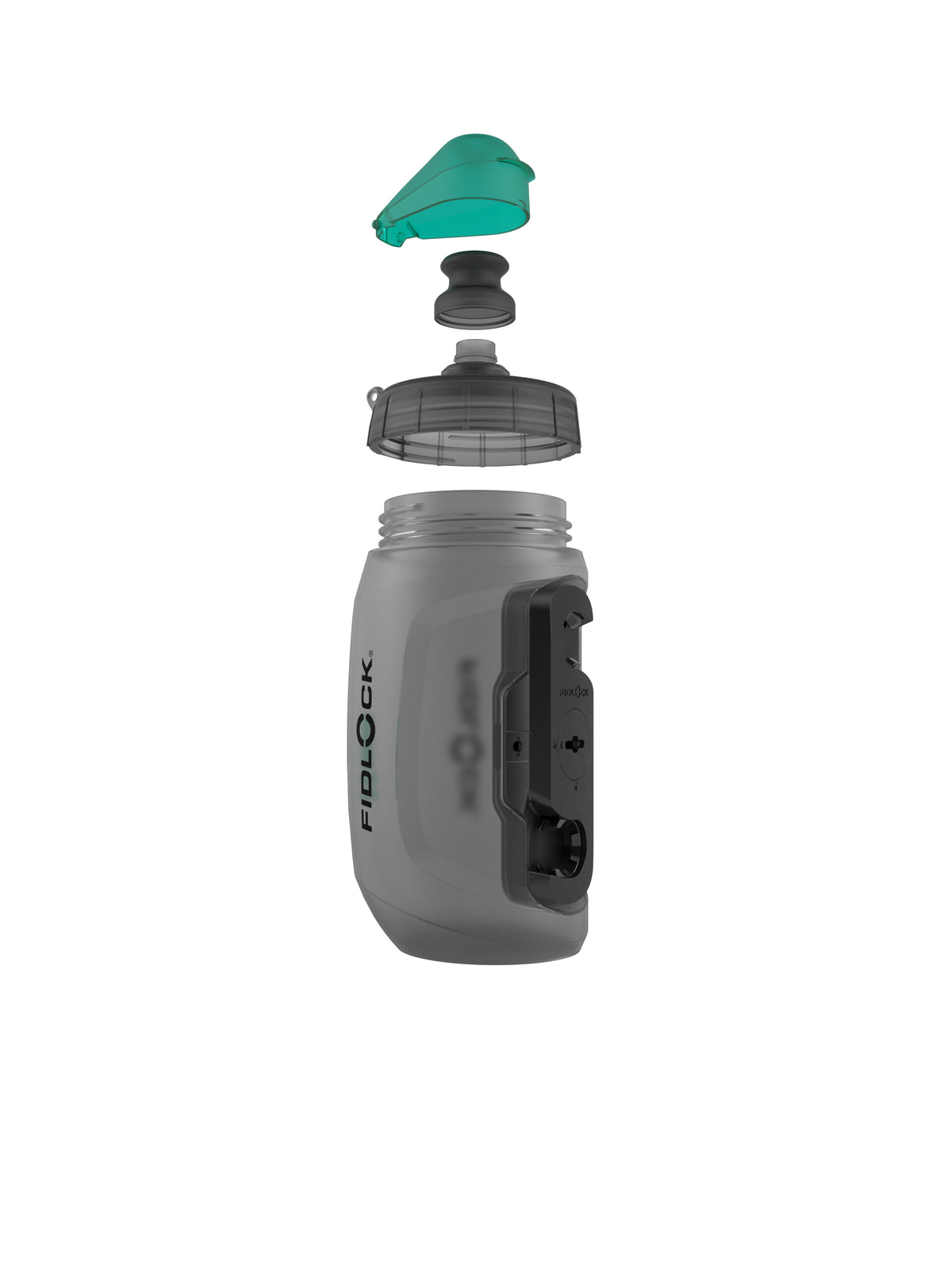 Fidlock TWIST Trinkflasche 450 ml antibakteriell – Single (mit Bottle Connector, ohne Bike Base)