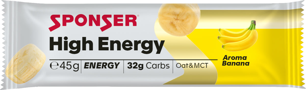 Sponser High Energy Bar, BANANE Display (30 x 45 g)