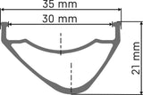 DT Swiss DT XM 1700 SPLINE Laufrad CL 30 148/12 MS DEG 72 DF