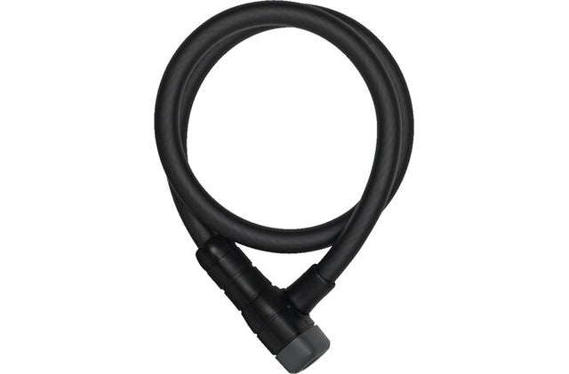 ABUS Kabelschloss Racer 6412K/85 mit Halter SCMU 6K schwarz schwarz