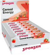 Sponser Cereal Energy Bar, STRAWBERRY Display (20 x 40 g)