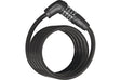ABUS Spiralkabelschloss Tresor 6512C/180 Code Halter SCMU 6C schwarz m / schwarz / 2C
