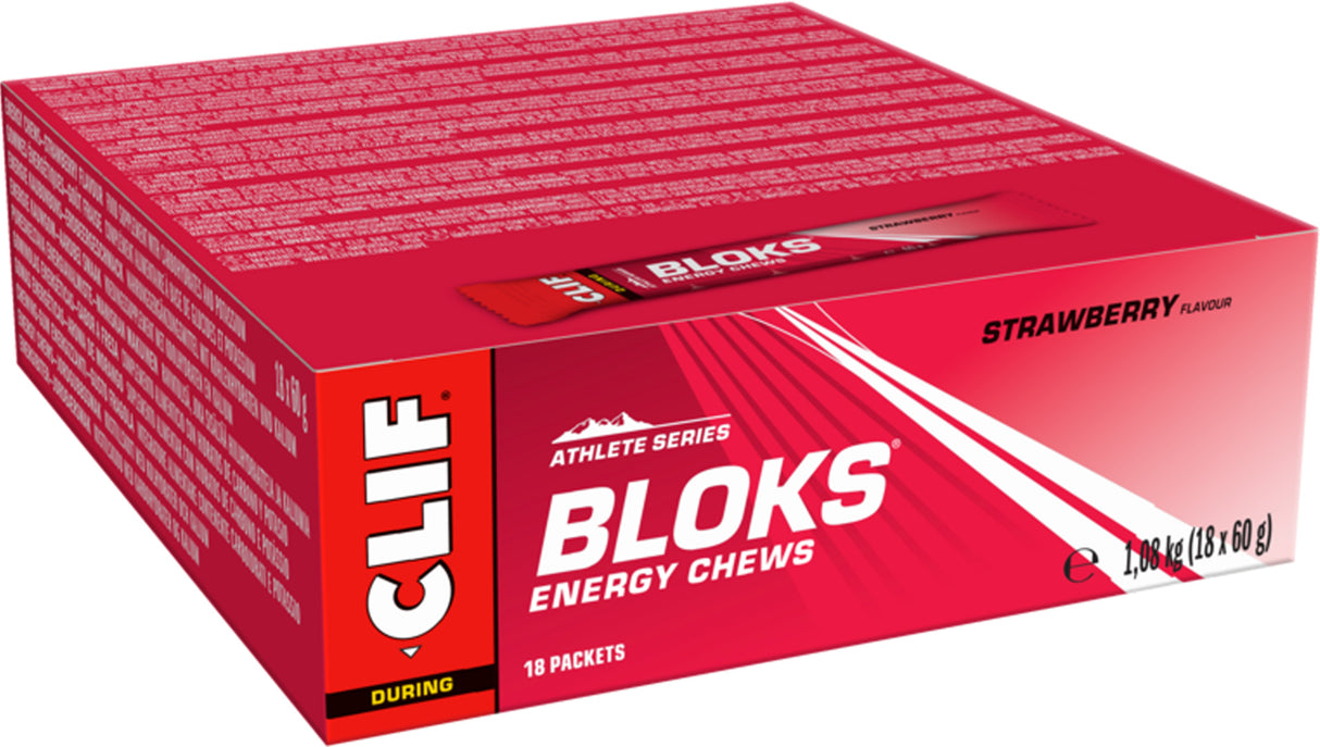 CLIF SHOT BLOKS Strawberry Energy Chews