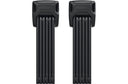 ABUS Faltschloss Bordo 6000K/90 TwinSet mit 2 Halter SH 6000/90 schwarz schwarz / Falt
