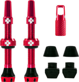 V2 Tubeless Valve Kit /red
