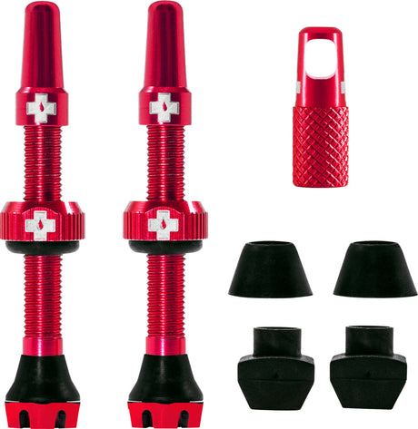 V2 Tubeless Valve Kit /red