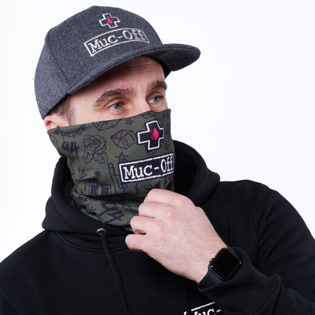 Lightweight Neck Gaiter green punk
