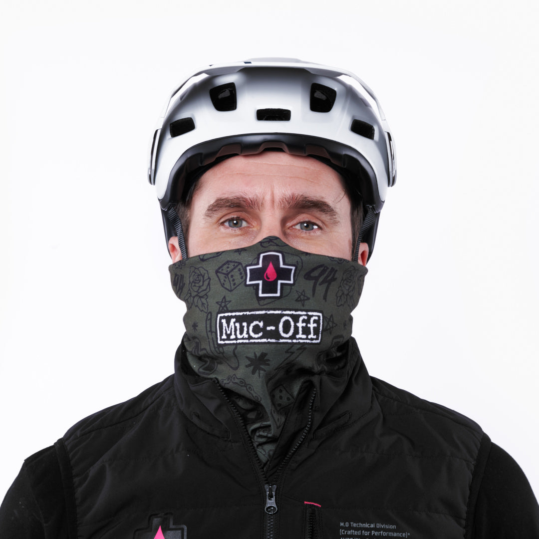 Lightweight Neck Gaiter green punk