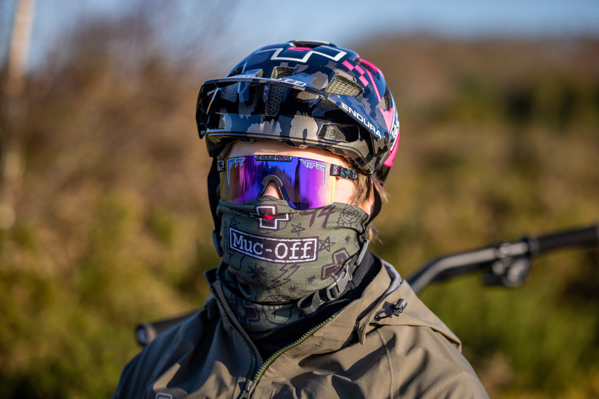 Winter Neck Gaiter punk green