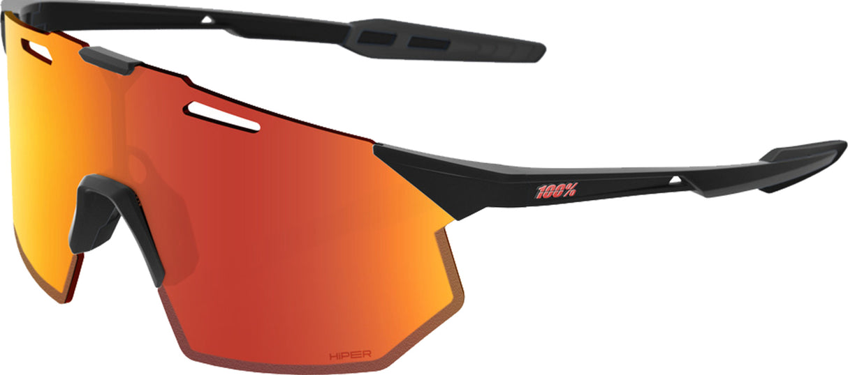 Brille Hypercraft SQ - Soft Tact Black - HiPER Red Multilayer Mirror Lens