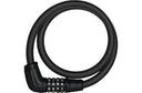 ABUS Kabelschloss Tresor 6412C/85 Code mit Halter SCMU 6C schwarz schwarz / 2C