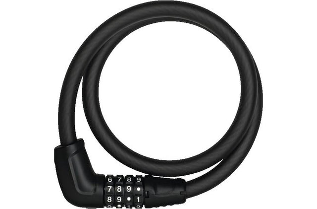 ABUS Kabelschloss Tresor 6412C/85 Code mit Halter SCMU 6C schwarz schwarz / 2C