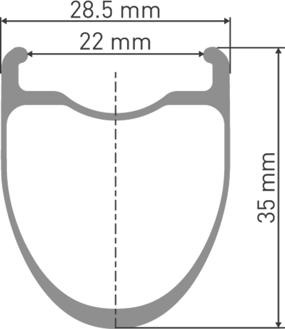 DT Swiss DT ERC 1400 DICUT Laufrad CL 35 100/12