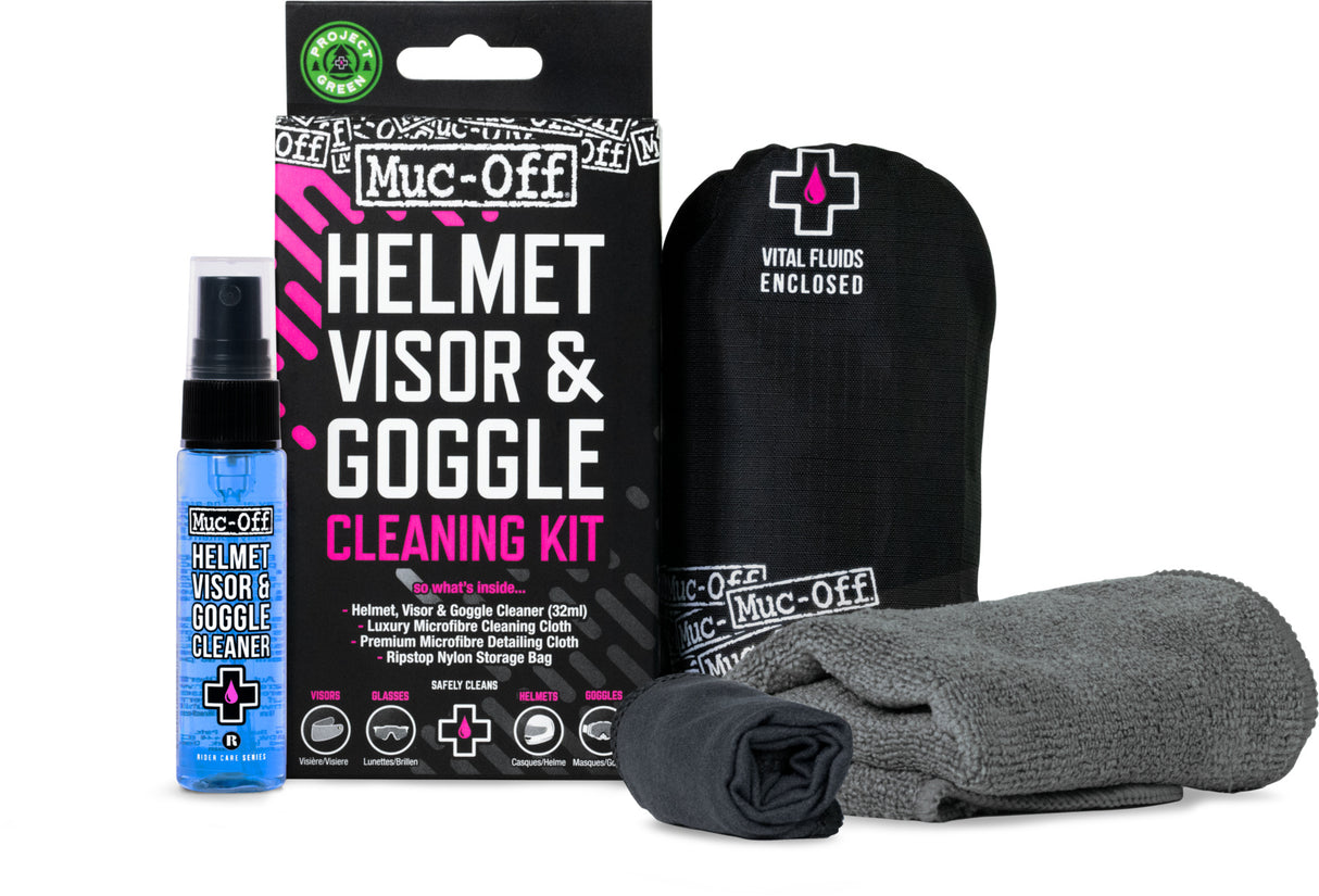 Visor, Lens & Goggle Cleaner Kit V2 32ml