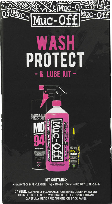 Wash, Protect and Dry Lube Kit