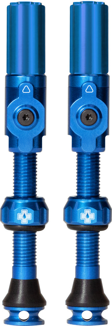 Tubeless Valves Big Bore Hybrid Blue