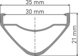 DT Swiss DT XM 1700 SPLINE Laufrad 29" CL 30 110/15
