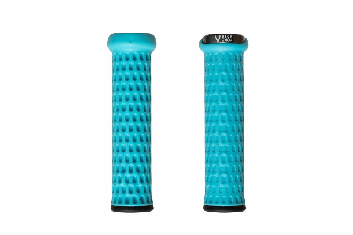 BikeYoke Grippy Lock-on Grip. Lime