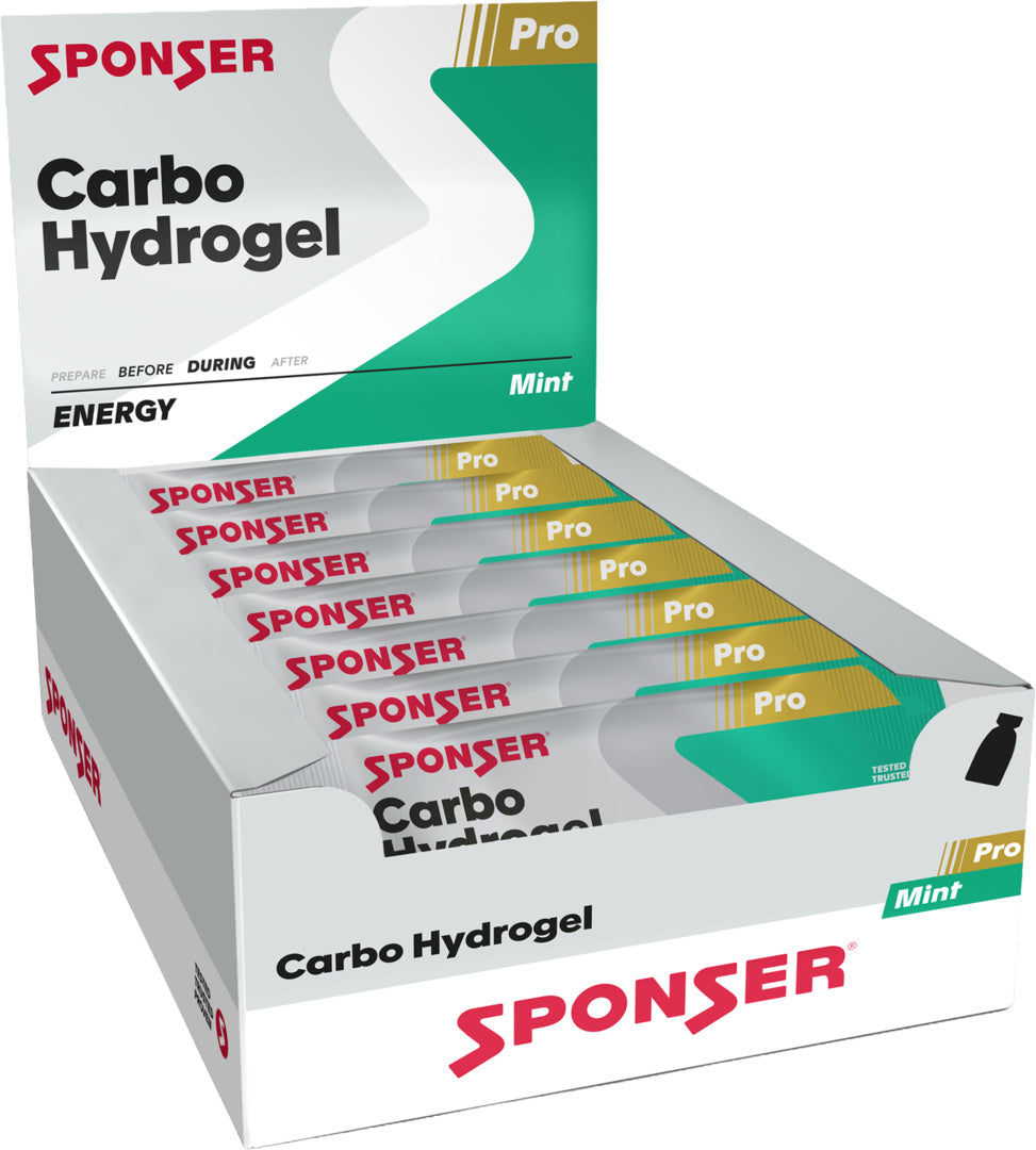Sponser Carbo Hydrogel, MINT Display (20 x 60 g)