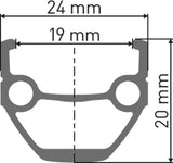 DT Swiss DT 535 Felge RB 26" 19