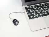 Infini Vorderlicht Mini Luxo schwarz mit Akku