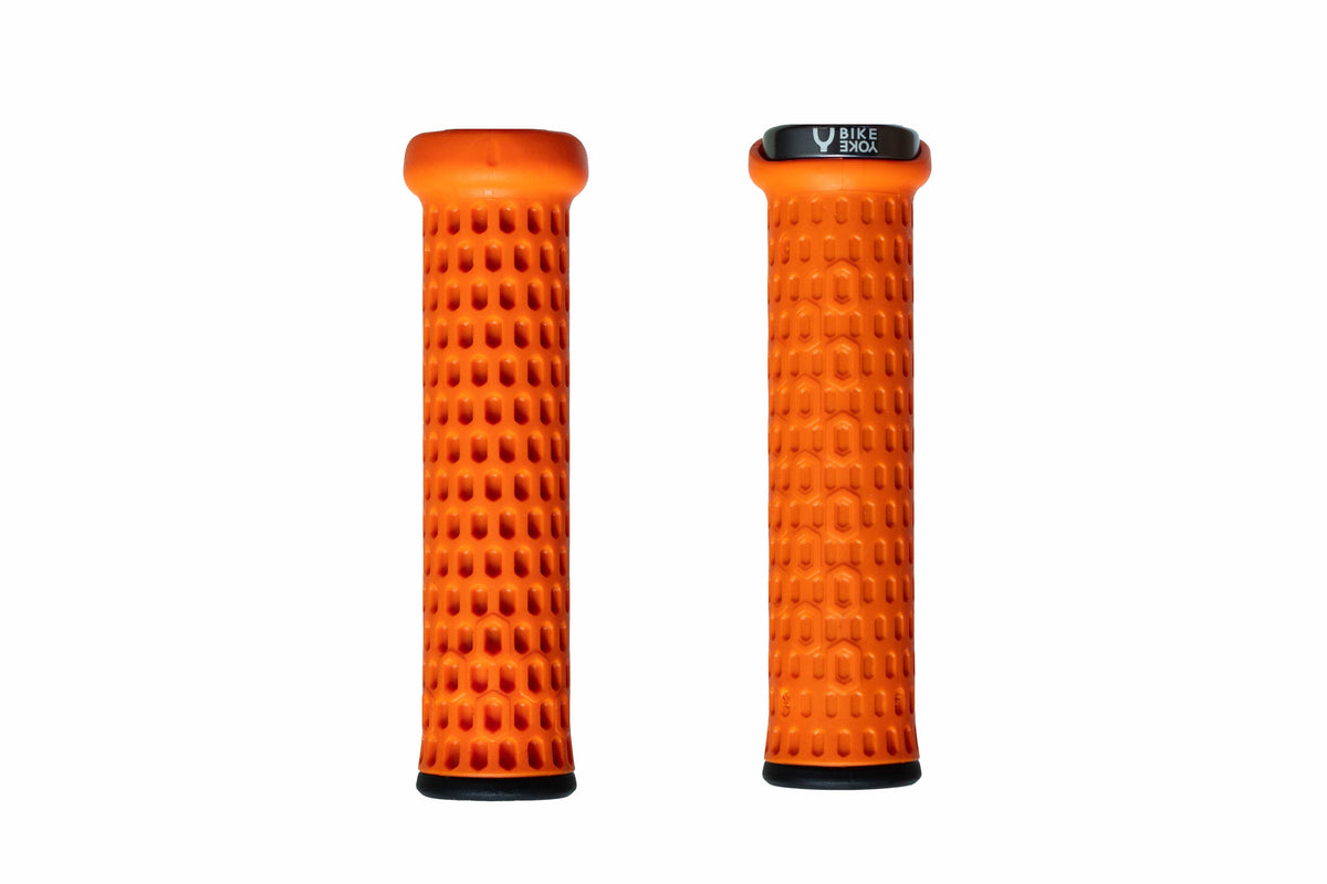BikeYoke Grippy Lock-on Grip. Lime