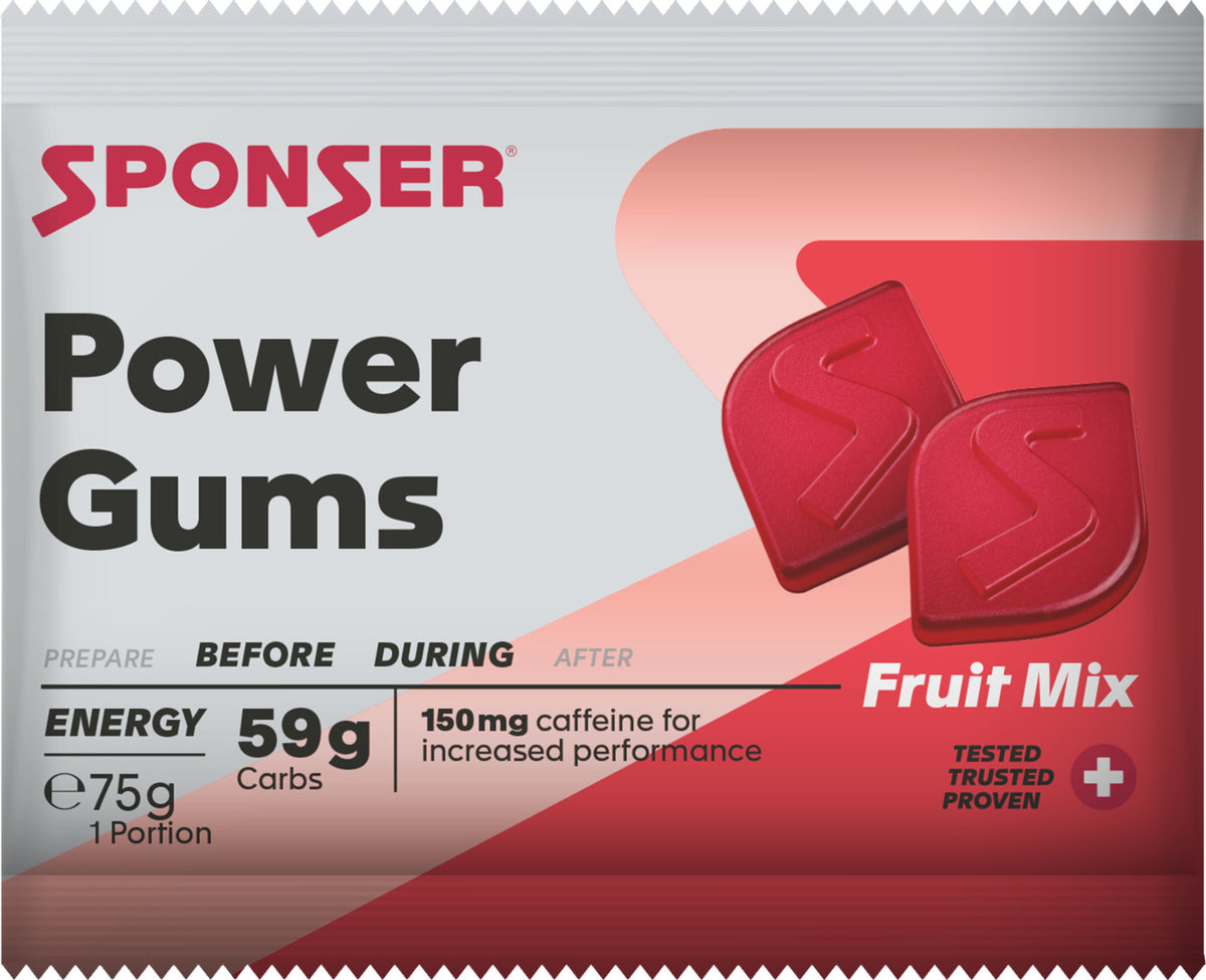 Sponser Power Gums, FRUIT MIX Display (20 x 75 g)