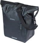 Bikepacking/Zubehör Basil Rivo M Einzeltasche, Tarp. MIK Hooks, 12-15L, schwarz