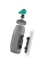 Fidlock TWIST Trinkflasche 590 ml antibakteriell – Set (mit Bottle Connector, mit Bike Base).