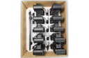 ABUS Faltschloss Bordo 6000K/90 schwarz schwarz / Falt