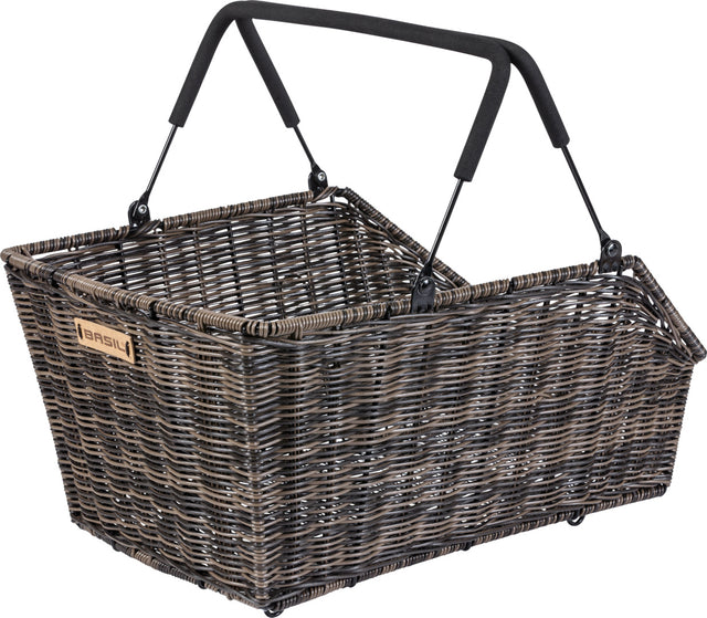 Basil Cento Rattan Look MIK Fahrradkorb