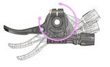 BikeYoke Triggy Alpha Hebel kurz, ohne Klemme.