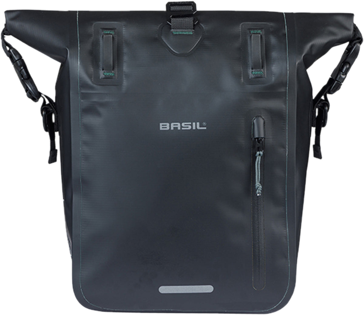 Bikepacking/Zubehör Basil Rivo M Einzeltasche, Tarp. MIK Hooks, 12-15L, schwarz