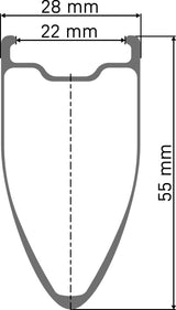 DT Swiss DT ARC 1100 DICUT Laufrad CL 55 142/12 HG XDR