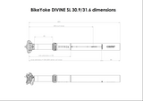 BikeYoke DIVINE SL Vario-Sattelstütze,