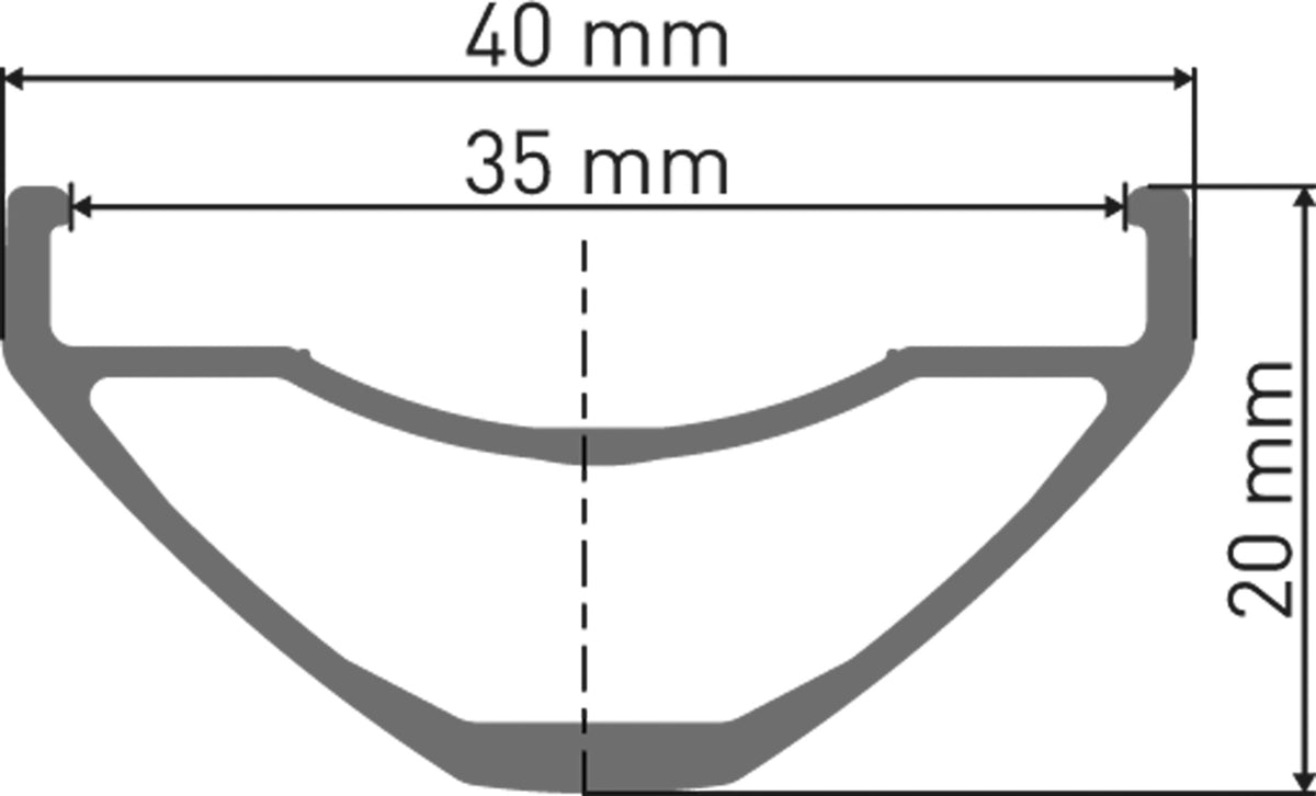 DT Swiss DT H 612 Felge DB 27.5" 35