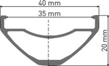 DT Swiss DT H 612 Felge DB 27.5" 35