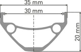 DT Swiss DT E 593 Felge DB 27.5" 30