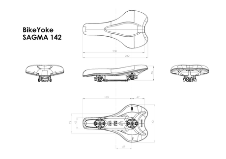 BikeYoke Sagma Sattel 130