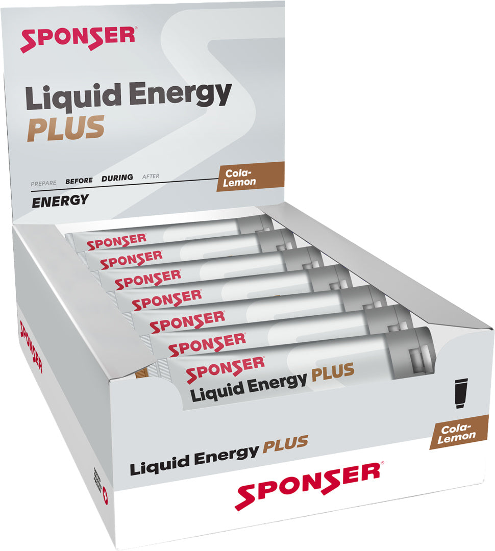 Sponser Liquid Energy Plus, COLA-LEMON Display (18 x 70 g) T