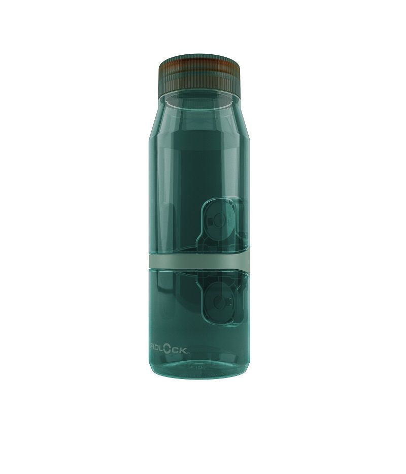 Fidlock TWIST Trinkflasche 700 ml Life – Single (mit Bottle Connector, ohne Bike Base). Clear Dark