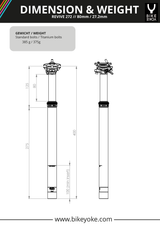 BikeYoke REVIVE Vario-Sattelstütze,