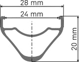 DT Swiss DT E 1800 SPLINE Laufrad CL 20 100/12