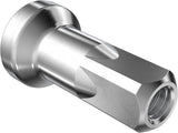 DT Swiss DT Nippel Hidden Alu PL 2.0silber, 100Stk.