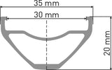 DT Swiss DT F 572 Felge DB 27.5" 30