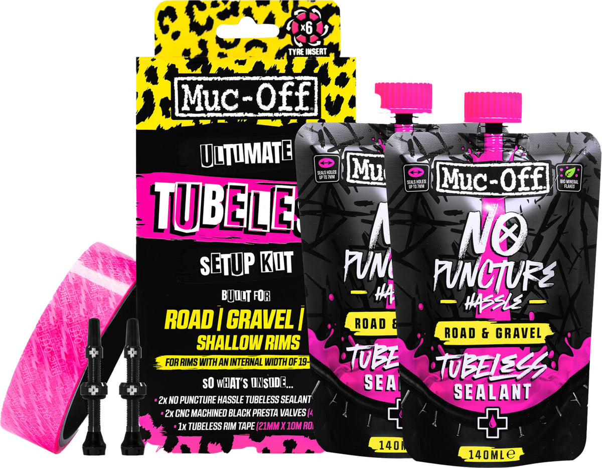 Muc-Off Ultimate Tubeless Setup Kit - Road / Gravel 44mm