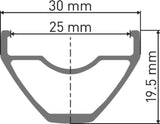 DT Swiss DT M 462 Felge DB 29" 25 28L